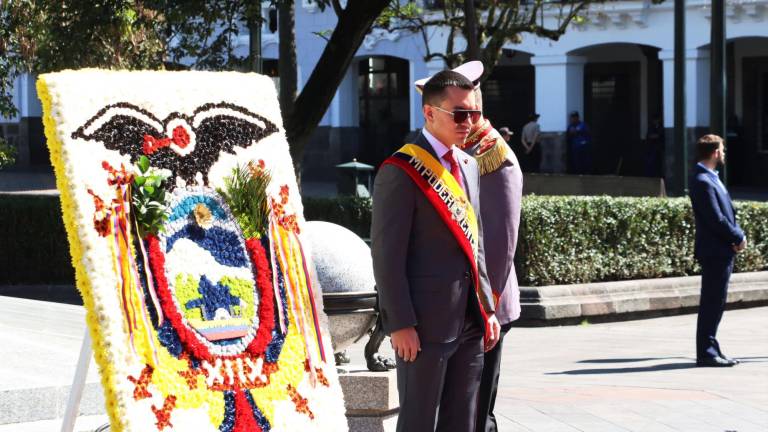 El presidente Daniel Noboa se ha postulado como candidato de Acción Democrática Nacional. Foto: API