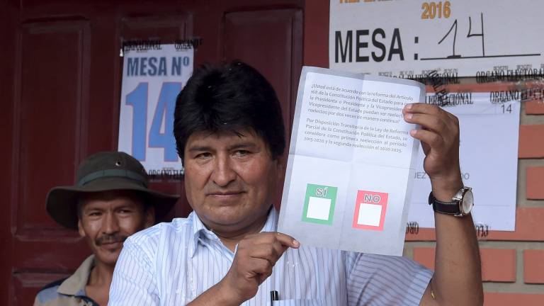 El No a la reelección de Morales ganó por 51 %
