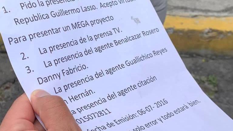 Fiscalía informa lo que pasó con el hombre que secuestró a una funcionaria para hablar con Lasso