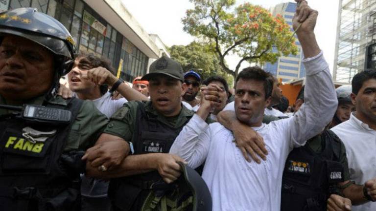 El opositor venezolano Leopoldo López cumple un año en la cárcel