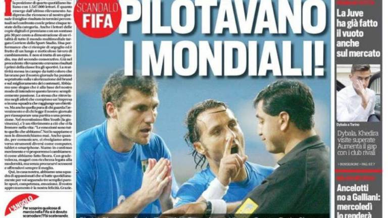 Diario italiano denuncia amaños en el Mundial 2002 a favor de Corea del Sur