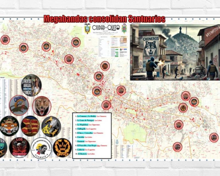 $!Mapa del Diagnóstico Situacional de la Crisis de Inseguridad en Ecuador Periodo: Enero a Septiembre 2024.