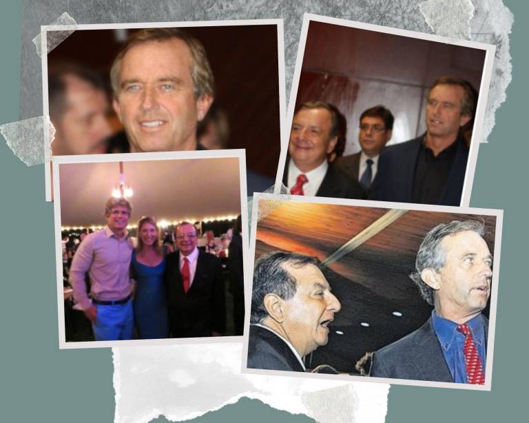 $!El empresario Alvaro Noboa y Robert F. Kennedy Jr.