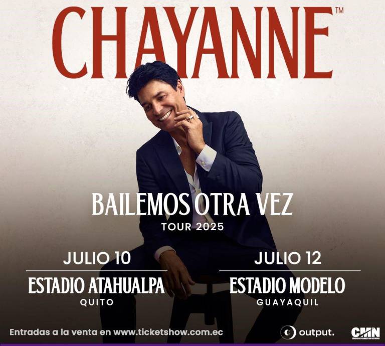 $!¡Chayanne regresa a Ecuador en 2025!