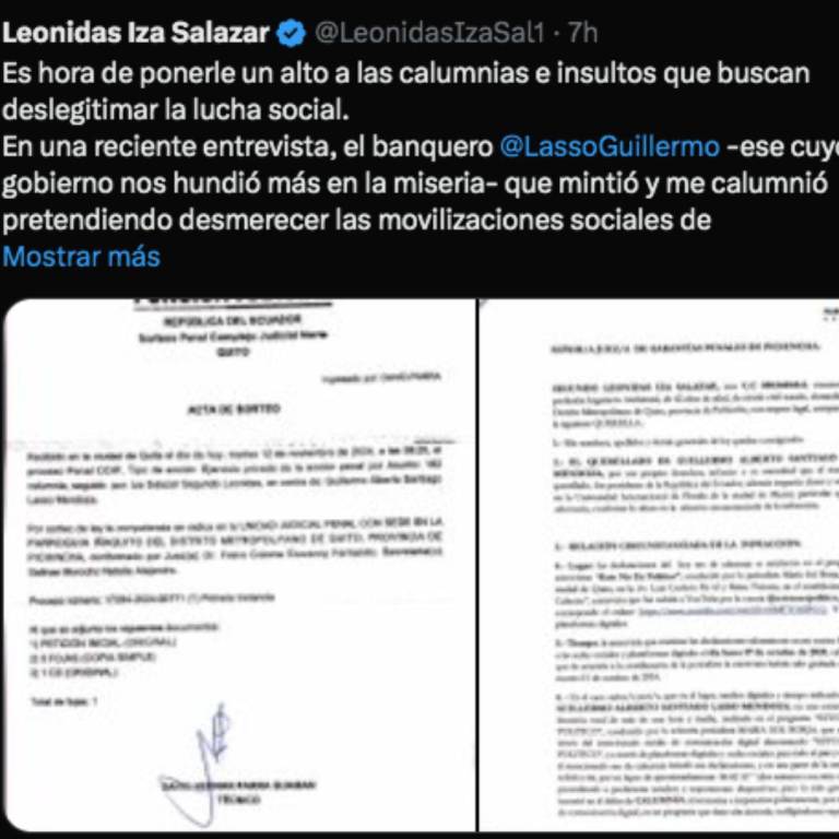 $!Denuncia contra Guillermo Lasso.