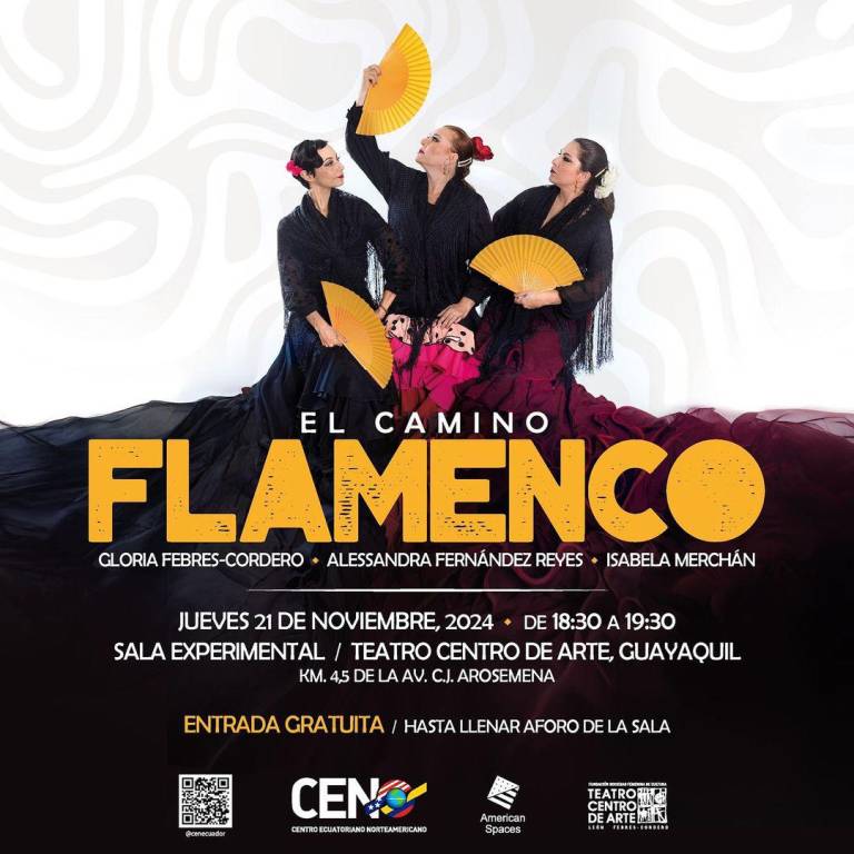 $!El Centro Ecuatoriano Norteamericano (CEN) invita al público a participar de la propuesta artística “El camino flamenco”, una combinación de danza, música en vivo y proyecciones audiovisuales.