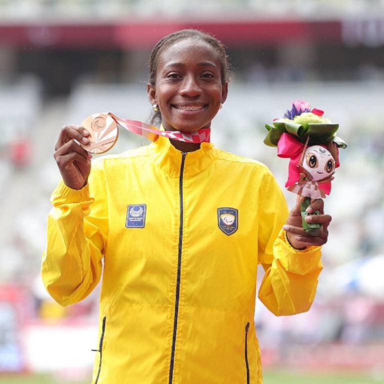 $!Kiara Rodríguez es la única guayaquileña que ha conquista una medalla a nivel olímpico. Obtuvo el bronce en salto largo en los Juegos Paralímpicos París 2024.