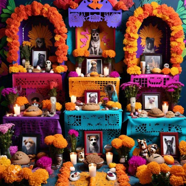 $!Altar de ofrendas para mascotas.