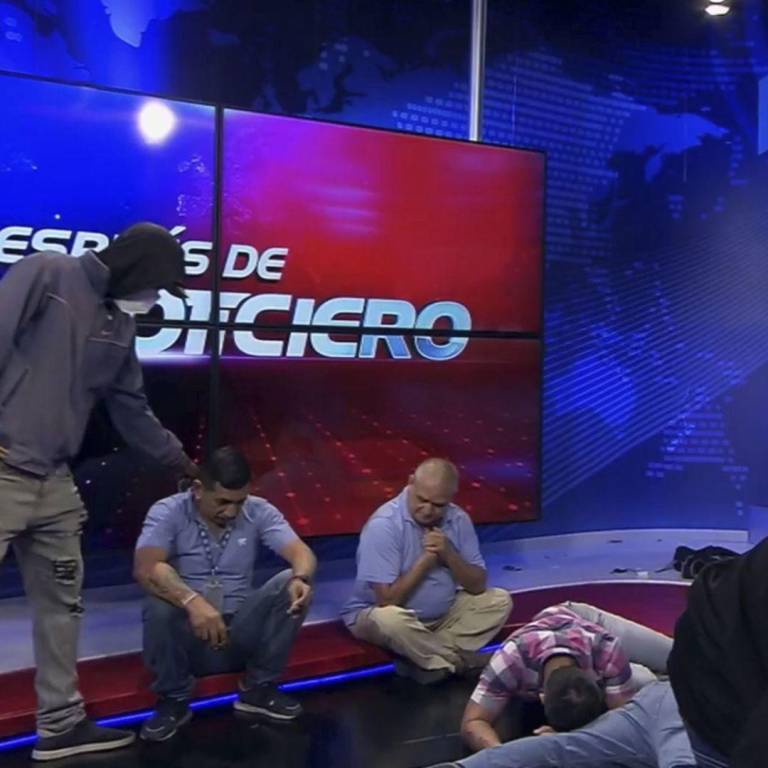 $!Incursión armanda en TC televisión en enero de 2024.