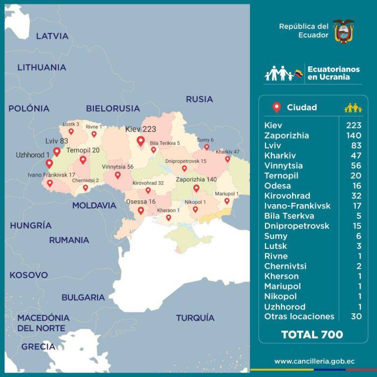 $!Ecuatorianos narran el drama que viven en Ucrania tras el ataque de Rusia: esto fue de un día al otro