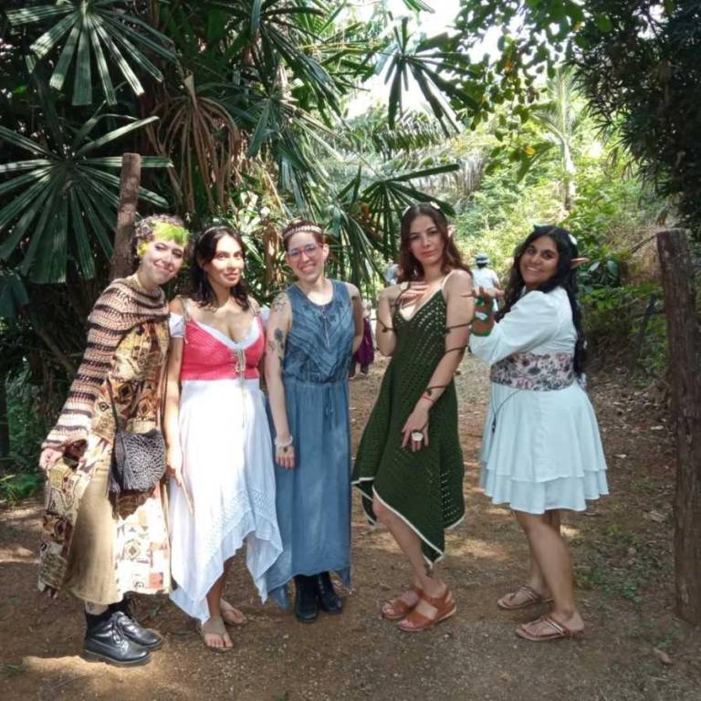 $!Los cosplayers asisten a la Feria Medieval del Jardín Botánico de Guayaquil.