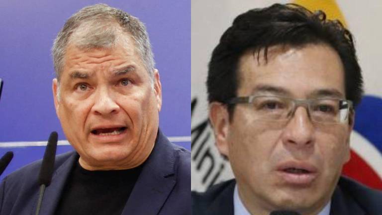 Rafael Correa y Fander Falconí se enfrentan en la red social X.