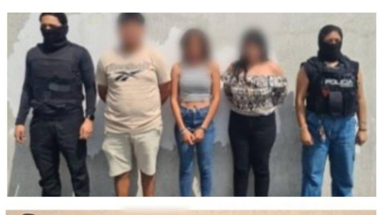 Capturan a nueve extorsionadores de una banda criminal que intimidaban a comerciantes en Guayaquil