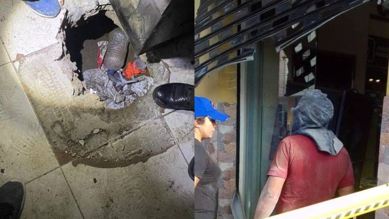 Delincuentes cavaron un túnel para intentar robar en una joyería de Quevedo