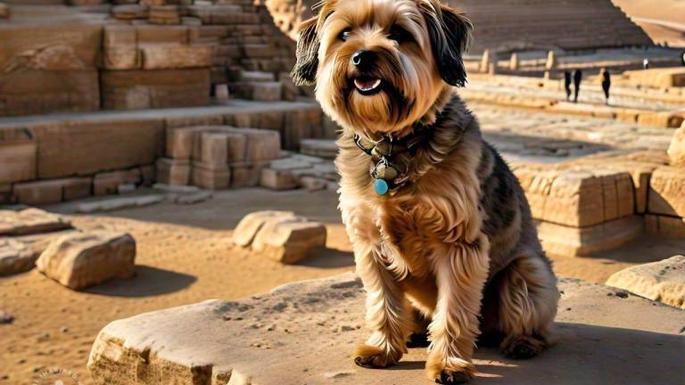 Perros virales por caminar en la cima de las pirámides de Egipto: esta es la historia detrás