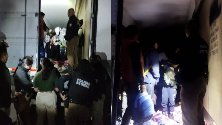 Hacinados en un tráiler, camionetas y un remolque ganadero: hallan a varios ecuatorianos en operativos migratorios en México