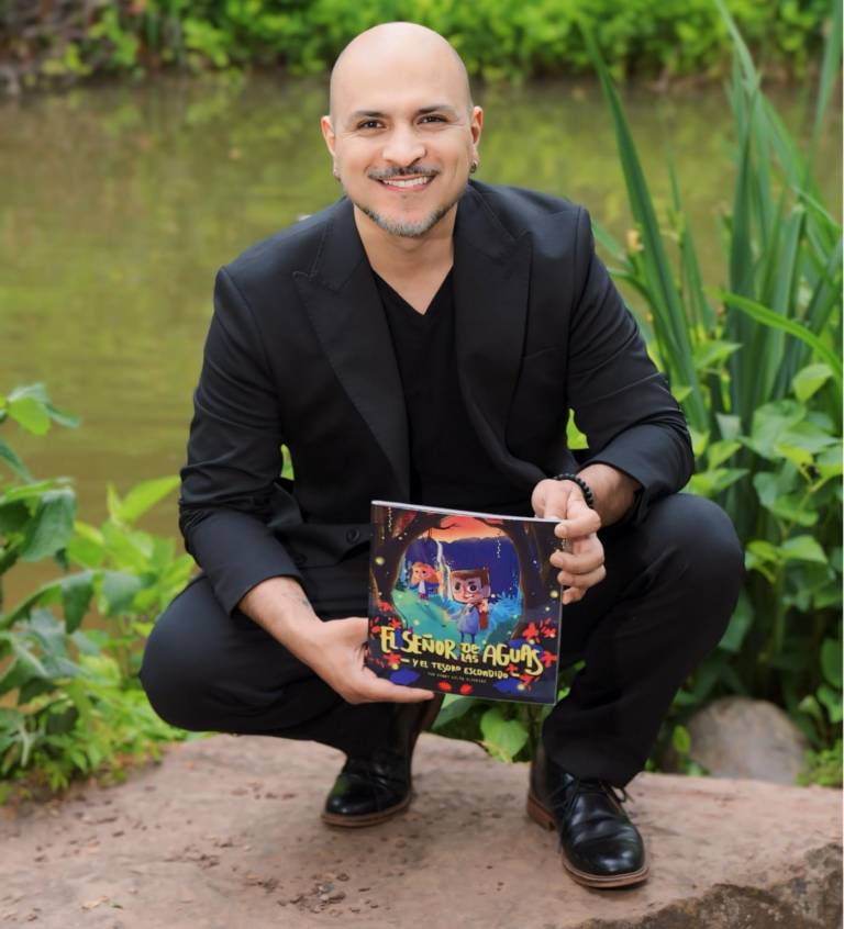 $!Danny Galán inicia gira promocional en varias ciudades de Estados Unidos para su primer libro infantil El Señor de las Aguas y el Tesoro Escondido.