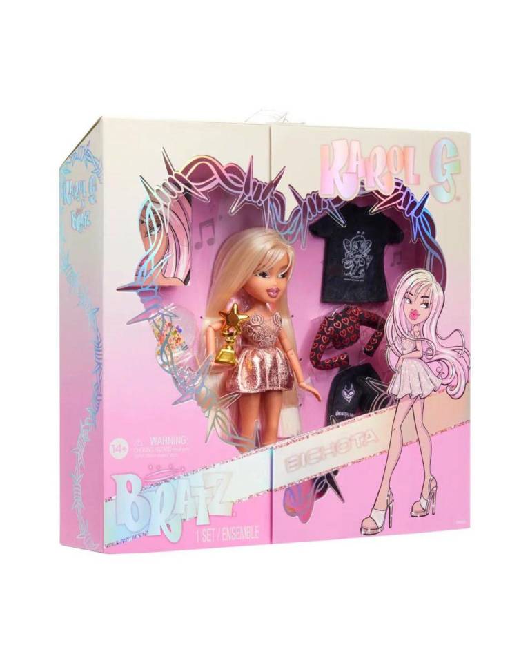 $!El set de la muñeca de Karol G con Bratz.