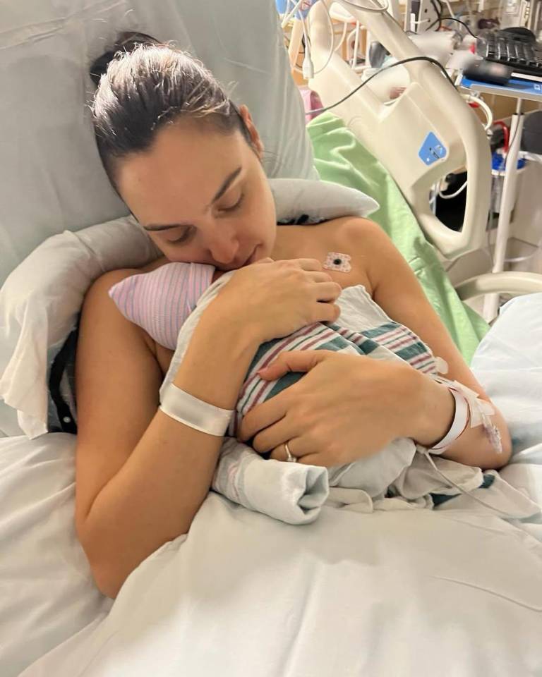 $!Foto de Gal Gadot junto a su hija Ori. La actriz dio a conocer que sufrió un coágulo cerebral en su octavo mes de embarazo, pero que ya por fin está restablecida por completo.