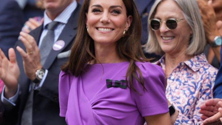 Kate Middleton aparece por segunda vez en público en la final masculina de Wimbledon 2024