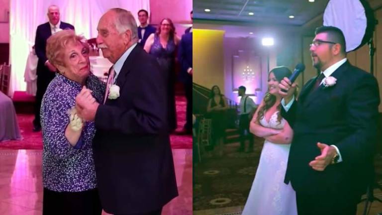 Sus abuelos no tuvieron un primer baile de esposos, y les cedió el de su boda