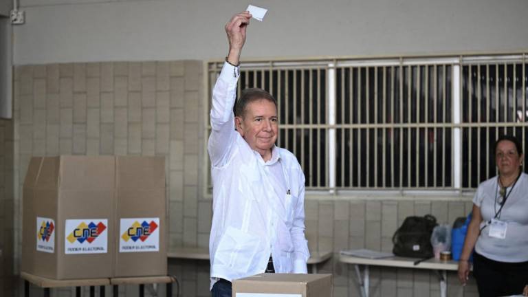 El candidato presidencial de la oposición venezolana, Edmundo González Urrutia.