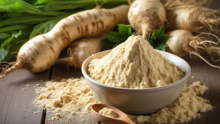 La maca es utilizada en los complejos multivitamínicos por su alto contenido en potasio, calcio, hierro, sodio y vitaminas del grupo B.