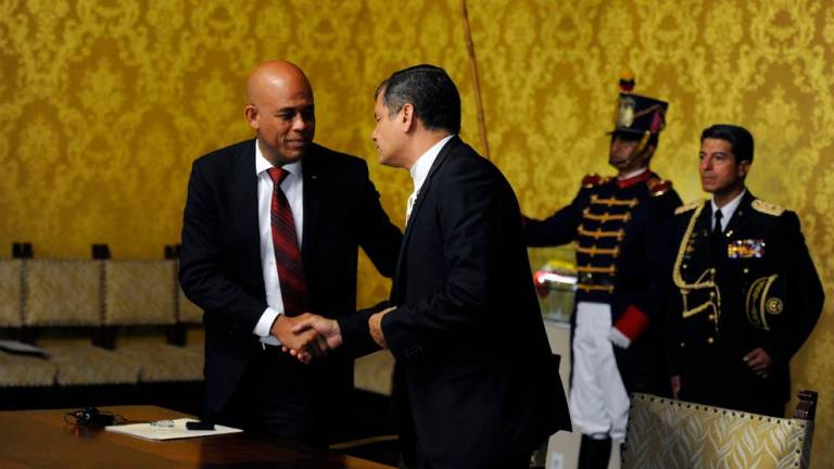 Presidentes de Ecuador y Haití se reúnen para tratar agenda bilateral