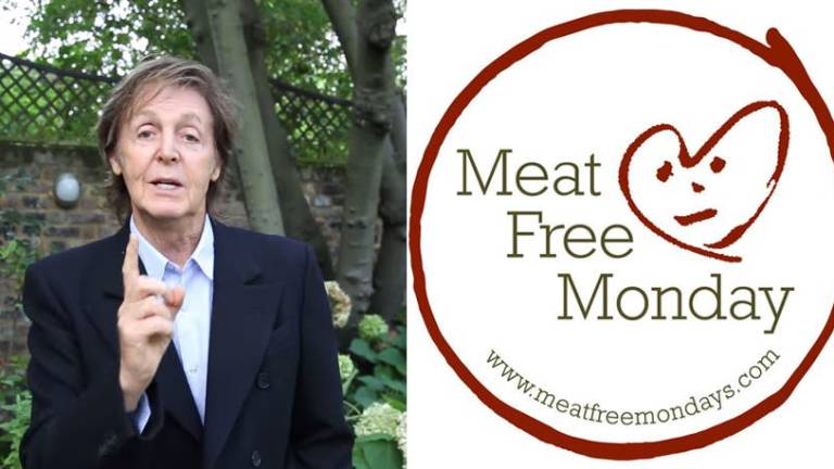 Paul McCartney pide no comer carne los lunes