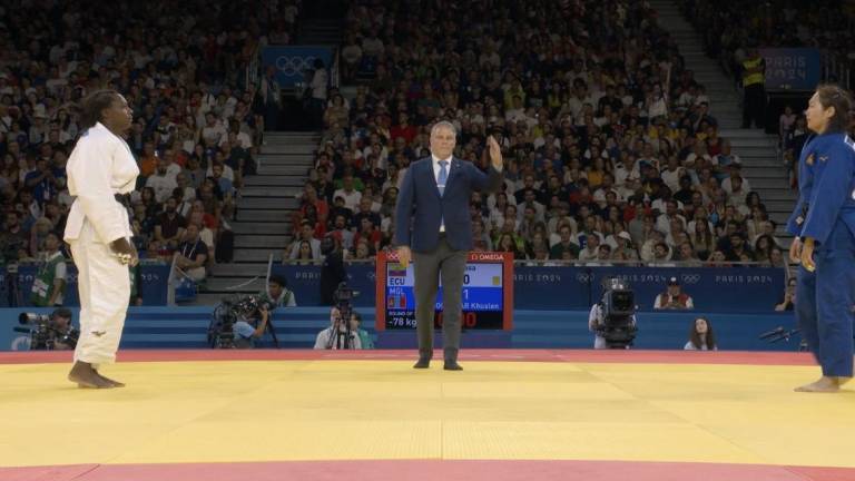 La judoca ecuatoriana Vanessa Chalá queda eliminada en su combate en los Juegos Olímpicos de París 2024