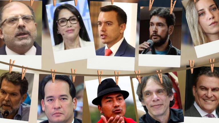 Candidatos elecciones Ecuador 2025: estos son los perfiles y patrimonios de los presidenciables