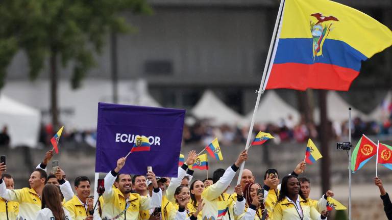 Así fue el paso de la delegación ecuatoriana en la inauguración de los Juegos Olímpicos 2024